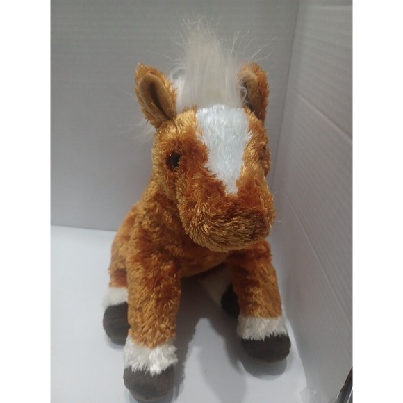 Ty Beanie Buddies Plush Horse Trotter Stuffed Animal 2001 Toy Brown 14” - Picture 7 of 15